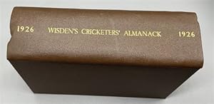 1926 Wisden Rebind without Covers & Page