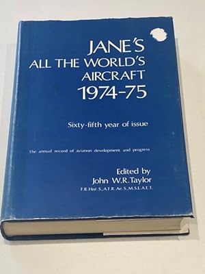 Immagine del venditore per Jane's All The World's Aircraft 1974-75 venduto da The Deva Bookshop