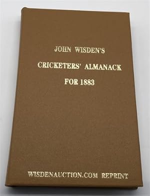 New: Facsimile Wisden for 1883 - Numbered