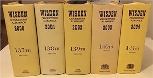 2000 - 2004 Wisdens, HBs & DJs (Set of 5)-- 8/10s