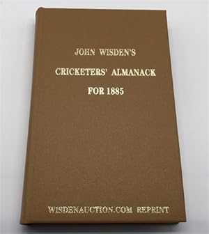 New: Facsimile Wisden for 1885 - Numbered