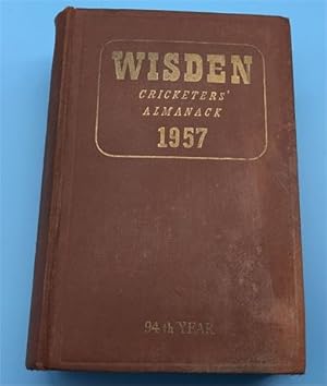 1957 Hardback Wisden , Poor