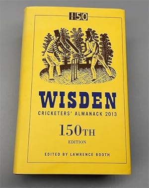 2013 Original Hardback Wisden with Dust Jacket