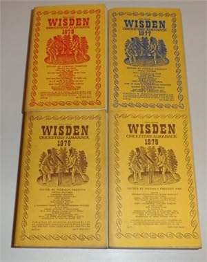 1976 - 1979 Wisdens, Linen Set (Set of 4) --8/10s