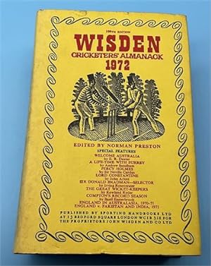1972 Wisden Hardback & DJ