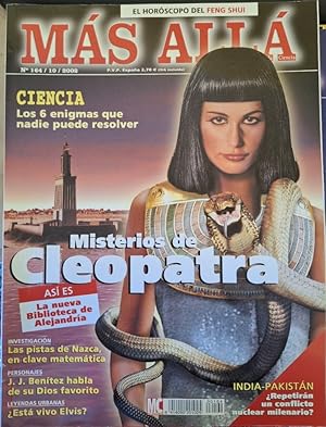 MAS ALLA DE LA CIENCIA Nº 164/10/2002. MISTERIOS DE CLEOPATRA.