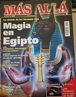 MAS ALLA DE LA CIENCIA Nº 151/9/2001. MAGIA EN EGIPTO.