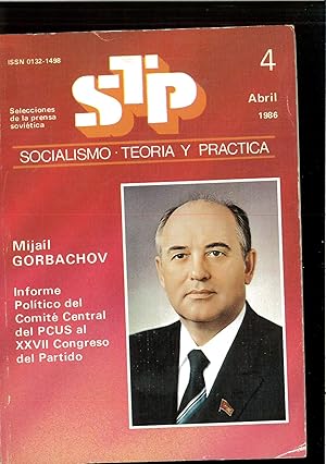 Imagen del vendedor de Socialismo. . Teora y Prctica -ABRIL 1986 a la venta por Papel y Letras