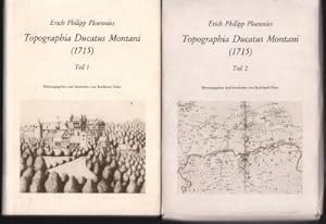 Bild des Verkufers fr Topographia Ducatus Montani (1715). 1. Teil: Landesbeschreibung und Ansichten. 2. Teil: Karten (im Schuber). Herausgegeben und bearbeitet von Burkhard Dietz. zum Verkauf von Antiquariat Jenischek