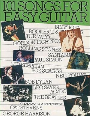 Image du vendeur pour 101 Songs for Easy Guitar: v. 4 mis en vente par WeBuyBooks