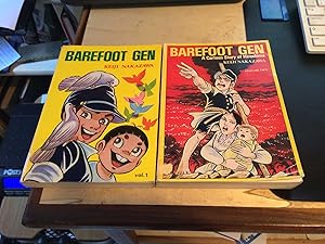 Imagen del vendedor de Barefoot Gen (Hadashi No Gen): a cartoon story of Hiroshima Volume 1 & 2 a la venta por Dreadnought Books