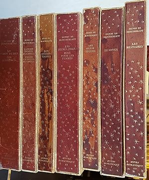 Montherlant - Oeuvres romanesques, 7 volumes