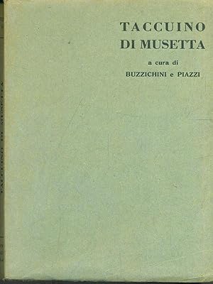 Bild des Verkufers fr Taccuino di musetta zum Verkauf von Librodifaccia