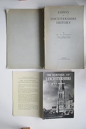 Imagen del vendedor de Essays in Leicestershire history, with, The heritage of Leicestershire (2 paperbooks) a la venta por Aucott & Thomas