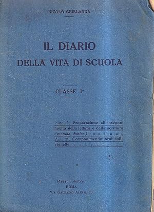 Il diario della vita di scuola - Classe 1^