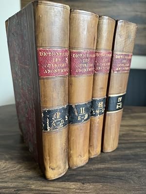 Dictionnaire des ouvrages anonymes Troisieme edition revue et augmentée.