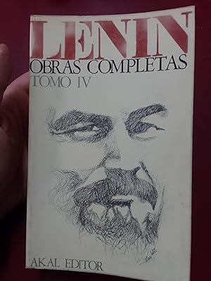 Obras completas. Tomo IV (1898-abril de 1901)