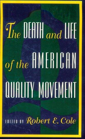 Bild des Verkufers fr The Death and Life of the American Quality Movement zum Verkauf von WeBuyBooks