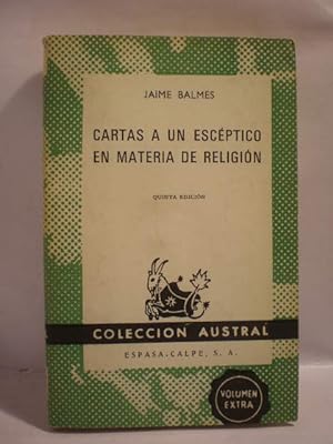 Seller image for Cartas a un escptico en materia de religin - Austral 35 for sale by Librera Antonio Azorn