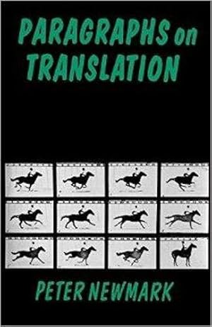 Seller image for Paragraphs on Translation (Topics in Translation) for sale by WeBuyBooks