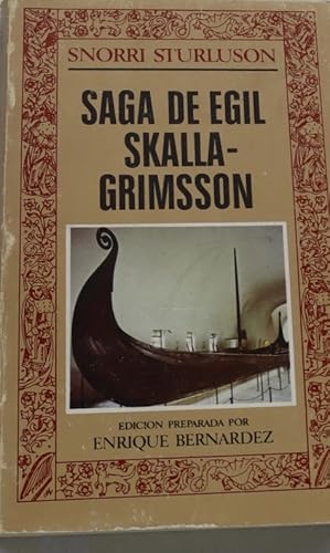 Image du vendeur pour Saga de Egil Skalla-Grimsson mis en vente par Librera Alonso Quijano