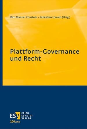 Imagen del vendedor de Plattform-Governance und Recht a la venta por moluna