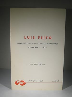 Luis Feito. Peintures (1960-1977), Oeuvres graphiques, Sculptures, Bijoux, du 5 au 28 mai 1977