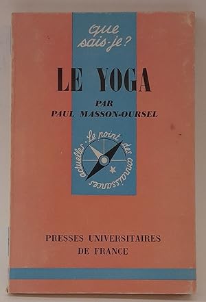 Bild des Verkufers fr Le Yoga. zum Verkauf von Der Buchfreund
