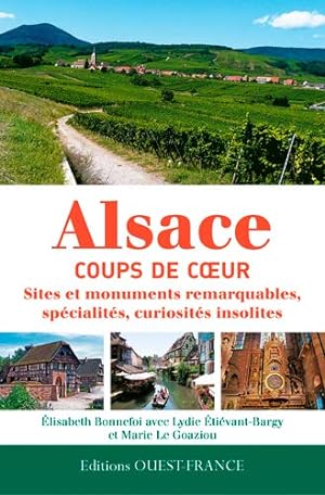 Bild des Verkufers fr Alsace coups de coeurs - Sites et monuments remarquables spcialits curiosits insolites zum Verkauf von Dmons et Merveilles