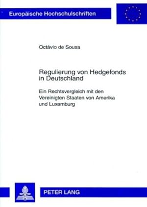 Seller image for Regulierung von Hedgefonds in Deutschland for sale by BuchWeltWeit Ludwig Meier e.K.