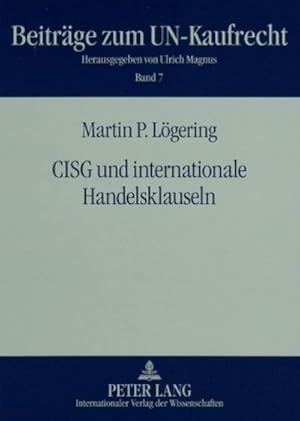 Seller image for CISG und internationale Handelsklauseln for sale by AHA-BUCH GmbH