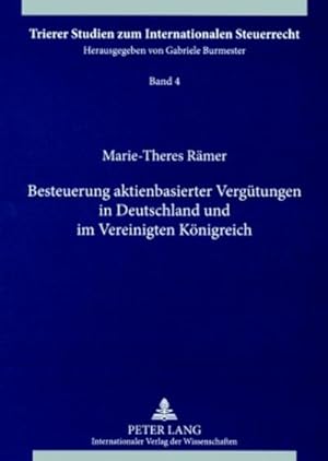 Seller image for Besteuerung aktienbasierter Vergtungen in Deutschland und im Vereinigten Knigreich for sale by BuchWeltWeit Ludwig Meier e.K.