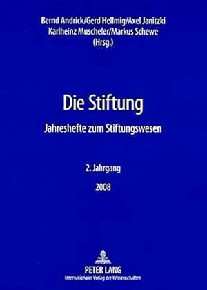 Imagen del vendedor de Die Stiftung a la venta por BuchWeltWeit Ludwig Meier e.K.