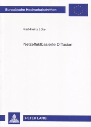 Seller image for Netzeffektbasierte Diffusion for sale by BuchWeltWeit Ludwig Meier e.K.