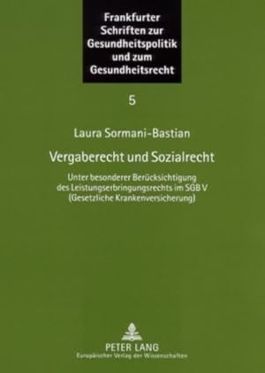 Imagen del vendedor de Vergaberecht und Sozialrecht a la venta por BuchWeltWeit Ludwig Meier e.K.