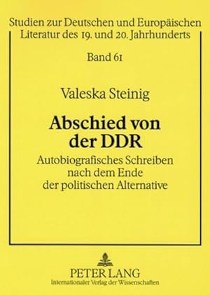 Immagine del venditore per Abschied von der DDR venduto da BuchWeltWeit Ludwig Meier e.K.