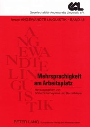 Imagen del vendedor de Mehrsprachigkeit am Arbeitsplatz a la venta por BuchWeltWeit Ludwig Meier e.K.