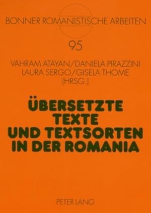 Seller image for bersetzte Texte und Textsorten in der Romania for sale by BuchWeltWeit Ludwig Meier e.K.