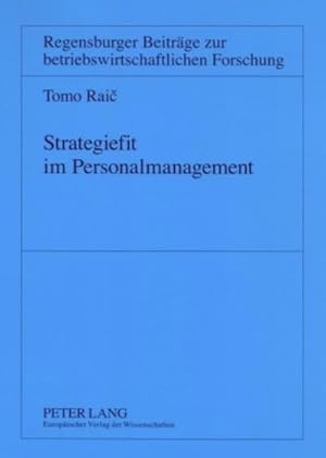 Immagine del venditore per Strategiefit im Personalmanagement venduto da BuchWeltWeit Ludwig Meier e.K.