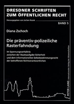 Immagine del venditore per Die prventiv-polizeiliche Rasterfahndung venduto da BuchWeltWeit Ludwig Meier e.K.