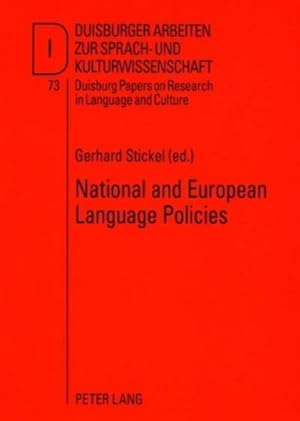 Seller image for National and European Language Policies for sale by BuchWeltWeit Ludwig Meier e.K.