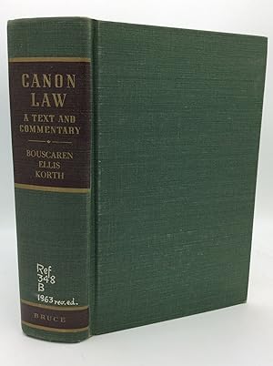 Seller image for CANON LAW: A Text and Commentary for sale by Kubik Fine Books Ltd., ABAA