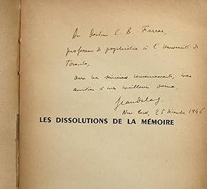 Les Dissolutions de la Memoire