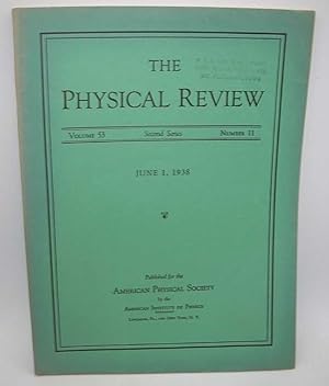 The Physical Review: A Journal of Experimental and Theoretical Physics Volume 53, Number 11, Seco...