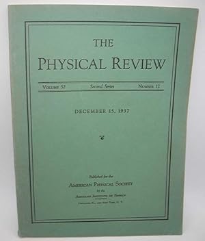 The Physical Review: A Journal of Experimental and Theoretical Physics Volume 52, Number 12, Seco...