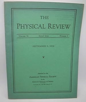 The Physical Review: A Journal of Experimental and Theoretical Physics Volume 54, Number 5, Secon...