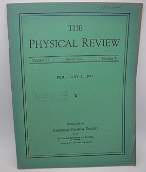 The Physical Review: A Journal of Experimental and Theoretical Physics Volume 53, Number 3, Secon...