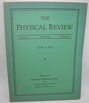 The Physical Review: A Journal of Experimental and Theoretical Physics Volume 53, Number 12, Seco...