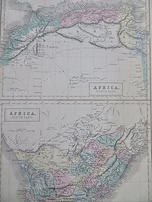 North & South Africa Cape Colony Boer Republics Morocco Egypt c. 1850 map