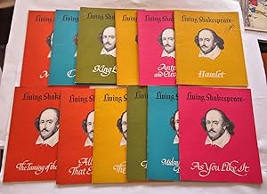 Seller image for Living Shakespeare Tragedies Comedies 1962 Lot x 12 Acting & Full Text versions for sale by RareMapsandBooks